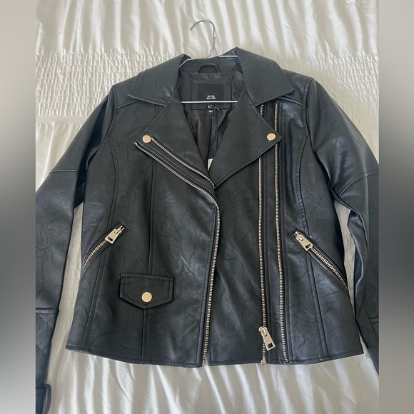 River Island Leather Jacket - Picture 5 of 6